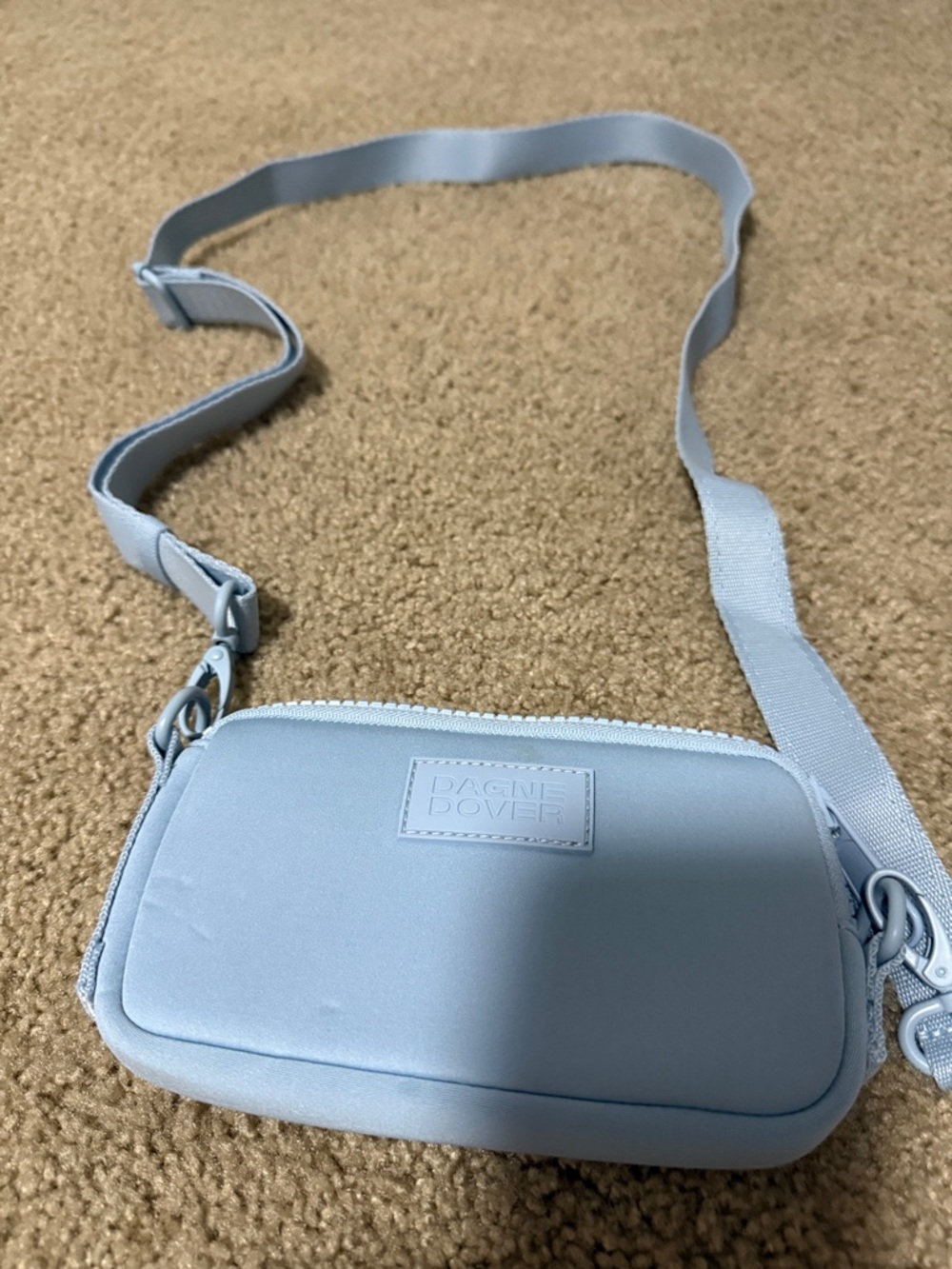 Dagne Dover Pale Blue Crossbody Phone Pouch